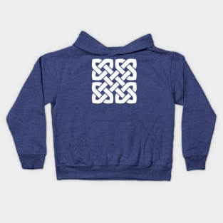 Celtic Interwoven Endless Knot Geometric Pattern 7 Kids Hoodie